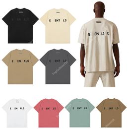 FOG Letters Silicone Short-sleeved Compound Line Loose High Street Couple Men and Women Short-sleeved T-shirt Summer Tide Half-sleeve