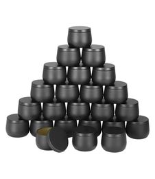 Storage Bottles Jars 24 Pcs 8Oz Candle Tins With Lids Jars Bulk For Making Candles5500605