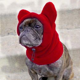 Dog Apparel Warm Hat Winter Pet Ear Wrap Ears Cover For Small Medium Large