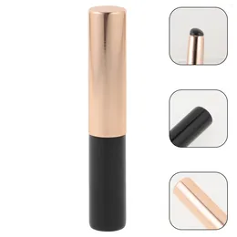 Makeup Brushes Round Head Silicone Lip Brush Tools Gloss Applicator Wood Women For Miss Basting