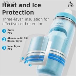 Water Bottles Cages WEST BIKING Insulated Bottle Cycling Sport 620ML Portable MTB Road Bike Thermal Gym Fitness Running Soft Flask L240124