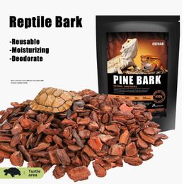 Substrate Reptile Box Material Bark Tortoise Snake Lizard Chameleon Terrarium Forest Surface Moisturising Mats