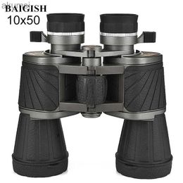 Telescopes Baigish Russian Powerful Military 10x50 Binoculars Lll Night Vision Telescope Professional for Hunting Bird Watching YQ240124