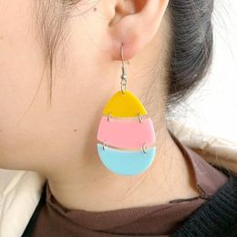 Dangle Earrings 2024 Easter Colourful Egg For Women Cute Cartoon Carrot Drop Gift