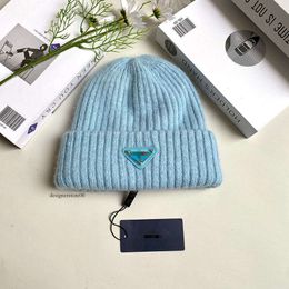 Hat for Women in Autumn and Winter P Family Rabbit Hair Cold Hat Warm Hat Fashion and Sports Little Red Book Ins Curled Edge 1-1