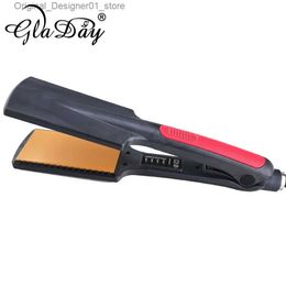 Hair Straighteners Professional Fast Heating Ceramic Hair Straightener Wide Flat Iron Thermoregulator Hair Straightening Irons Styling Tool Q240124