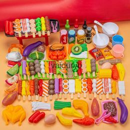 Kitchens Play Food ldren Pretend Kitchen Toy Simulation Vegetable Barbecue Cooking Sets Education House Interactive Toys For Girlvaiduryb