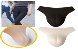 Underpants 2PCS Insert Pad Men Gay Fake Vagina Underwear Hiding Gaff Panties Padded False For dresser Transgender6808579