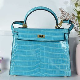 Legal Copy Deisgner 8A Bags online shop Crocodile bag mini second generation cowhide new fashion leather handbag Have Real Logo