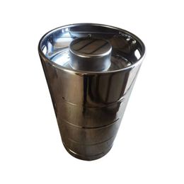 Transport package 200L Stainless steel electrolytic liquefaction tank Airtight bucket Chemical drum