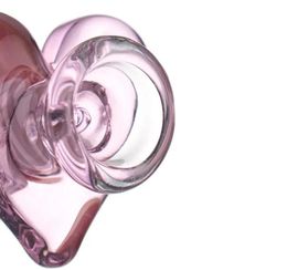 Girlish 14mm pink heart shape Glass Bowls Smoking Accessories Hookahs Water pipes Glass Bowl beaker Bong Shisha Dab Rigs