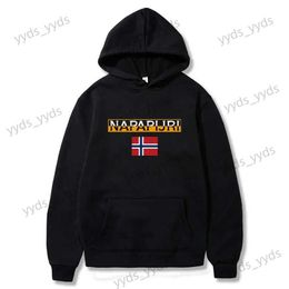 Men's Hoodies Sweatshirts Autumn New Fashion Hoody Cartoon Flag Printed Trend Brand Men Women Hoodies Sweatshirts Plus Fleece Pullover Hip Hop Streetwear T240124