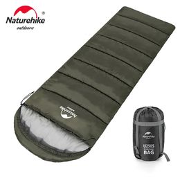 Sleeping Bag Ultralight Winter Cotton Warmth Double Person Sleeping Bag Spliceable Camping 240119