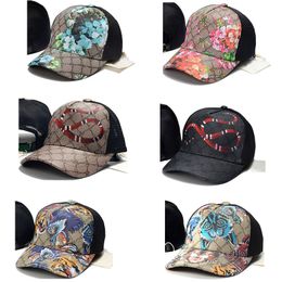 Luxury Brand Designer Animal Cap Tigher Embroidered Snake Hat Baseball Hats for Men and Women Mix Order