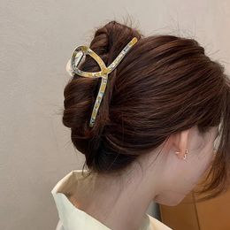 Hair clip claw accessories for women pins girls summer kpop vintage Crab catches bow trendy leading fashion adults 240119