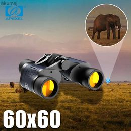 Telescopes APEXEL High Clarity Telescope 60X60 Binoculars 10000M High Power BAK4 Optics For Outdoor Hunting Professional Optical Binocular YQ240124