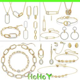 Sets 2024 New Women's Jewelry Set Earrings, Rings, Necklaces, Bracelets, Crystal Chains, Charming Christmas and New Year Gifts