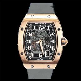 RichardMiler Luxury Wristwatches Manual Winding Tourbillon Watch Richardmill Mens Series RM 6701 Rose Gold Limited Edition Automatic Chaining Ultra Thin Wr CK8O