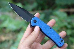 New KS1407 Assisted Flipper Folding Knife 8Cr13Mov Titanium Coating Blade FRN Handle Outdoor EDC Pocket Knives with Retail Box