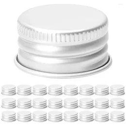 Dinnerware Bottle Lids Metal Screw Caps Leakproof Water Cup Covers Reusable Jar Subpackage Leak Proof Threaded Cap