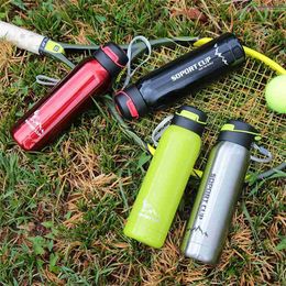 Water Bottles Cages 500ml 304 Stainless Steel Outdoor Sports Water Cup Portable Straw Thermos Cup Bicycle Water BottleL240124