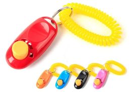 Leashes 300pcs Pet Training Tool Remote Portable Animal Dog Button Clicker Sound Trainer Control Wrist Band Accessory