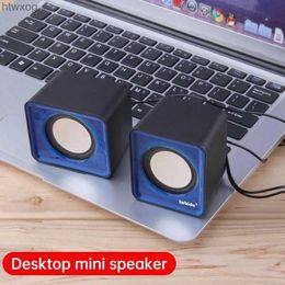 Portable Speakers PC Speaker For Computer Laptop Notebook Desktop Caixa De Som Mini Sound Box Music Bocina Column Acoustics Coluna Audio System YQ240124