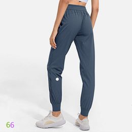 Lulus Women Jogging Yoga Ninth Pants Pocket Fitness Leggings Soft High Waist Hip Lift Elastic Casual Pants Drawstring Legs Sweatpants 02351