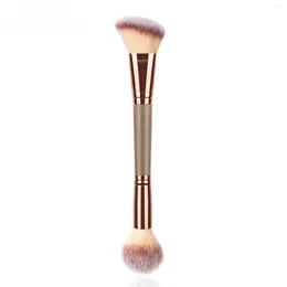 Makeup Brushes 1Pcs Professional Cosmetics Make Up Tool Double-Head Multifunctional Shadow Highlight Blush Eyebrow Eyelash Beauty Brush