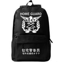 Home Guard backpack Neet day pack Not Employment Embattled Team school bag Cartoon packsack Print rucksack Durable schoolbag Outdoor daypack