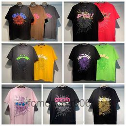 Men's Tshirts Mens Designers t Shirt Man Womens Hip Hop Young Thug Spider Print Short Sleeves Summer Spder Shirts Men Loose Tees KVXA KVXA KVXA