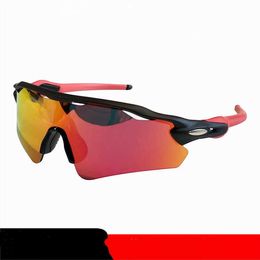 2024 designer glassesOutdoor cycling sports one piece windproof and Colourful sunglasses TR90 ultra light driving UV resistant