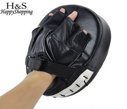 High Quality 1 Piece Blackred Boxing Mitt Mma Target Hook Jab Focus Punch Pad Safety Mma Training Gloves Karate4889807