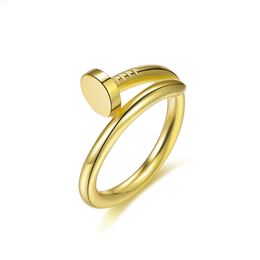 Anillos Custom Jewellery Never Fade Ring 14k 18k Solid Yellow Gold Ring Men's and Women's Gold Plated Ring