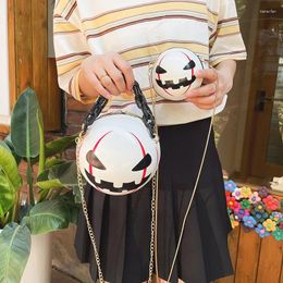 Evening Bags Cute Holloween Lantern Style Women Shoulder Hit Colour Fashion Ladies Chain Crossbody