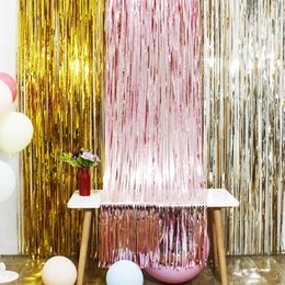 2/3M party background wedding decoration foil edge curtains sequins bachelor photo background wall curtains birthday baby shower 240124