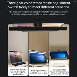 Table Lamps Dimming Computer Monitor Light Bar Space Saving USB Screenbar Eye Protection No Screen Glare Home Office For Study Laptop