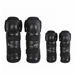 4pcs/set Sports Adult Elbow Knee Shin Armour Geer Guard Pads Protector for Bike Motorcycle Motorbike Bike Racing Skating 240122