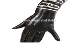 new Rushed exotic Costume Sexy Women Latex Gloves Fetish 100 Handmade Short With Buckles 2010227543968
