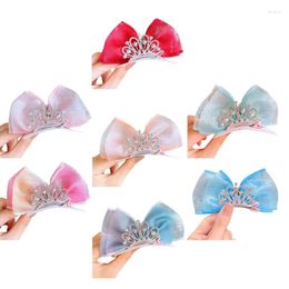 Hair Accessories Girls Pins 3-D Hairbows Princess Clip Fashion Clips For Children Toddler Girl Pet