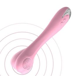 Adult sexual products vibrator toy soft cute stick vibration 10 frequency G-spot stimulation female masturbator 231129