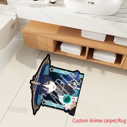 Custom Anime Carpet /rugs Genshin Impact Wanderer, Indoor Soft Non-slip Rugs, Kitchen/bathroom Mat, Creative Decorative Carpet