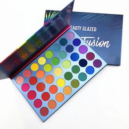 Beauty Glazed 39 Colors Fusion Makeup Eyeshadow Pallete Highlighter Shimmer Make up Pigment Eyeshadow Palette Cosmetics 240122