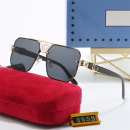 Luxury designer sunglasses Man Women Rectangle sunglasses Unisex Designer Goggle Beach Sun Glasses Retro Frame Luxury Design very good