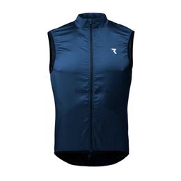 Men's T-Shirts Windproof/Waterproof Cycling Vest Men's Sevess Navy Blue Git Bicyc Clothing Chaco Ciclismo Hombre Mtb Vest Bike JerseyH24123
