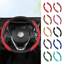 Steering Wheel Covers 2Pcs Car Suede PV Cover Anti-Slip For M M3 M4 M5 X1 X3 X5 X6 X7 F10 F20 F22 F30 G20 G30 Performance Styling