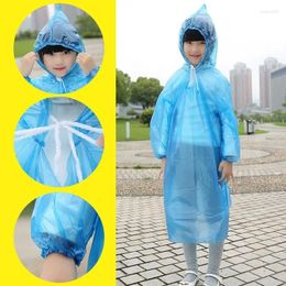 Raincoats 1 Pcs Children Rain Poncho Disposable Travel Gear Coat Outdoor Hiking Accessories Child Raincoat Kids Rainwear Waterproof