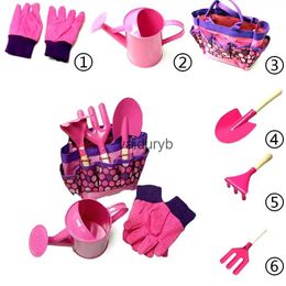 Tools Workshop 6Pcs ldren Kids Garden Watering Can Gardening Shovel Rake Spade Toys Learning Engineering Puzzle Gifts For Boyvaiduryb