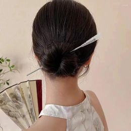 Hair Clips Chinese Style Magnolia Flower Hairsticks For Women Vintage Metal Tassel Fork Chopstick Hairpins Accessories