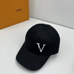 L letter hat Luxury brand designer baseball cap classic solid color matte fabric Unisex Street Style Caps